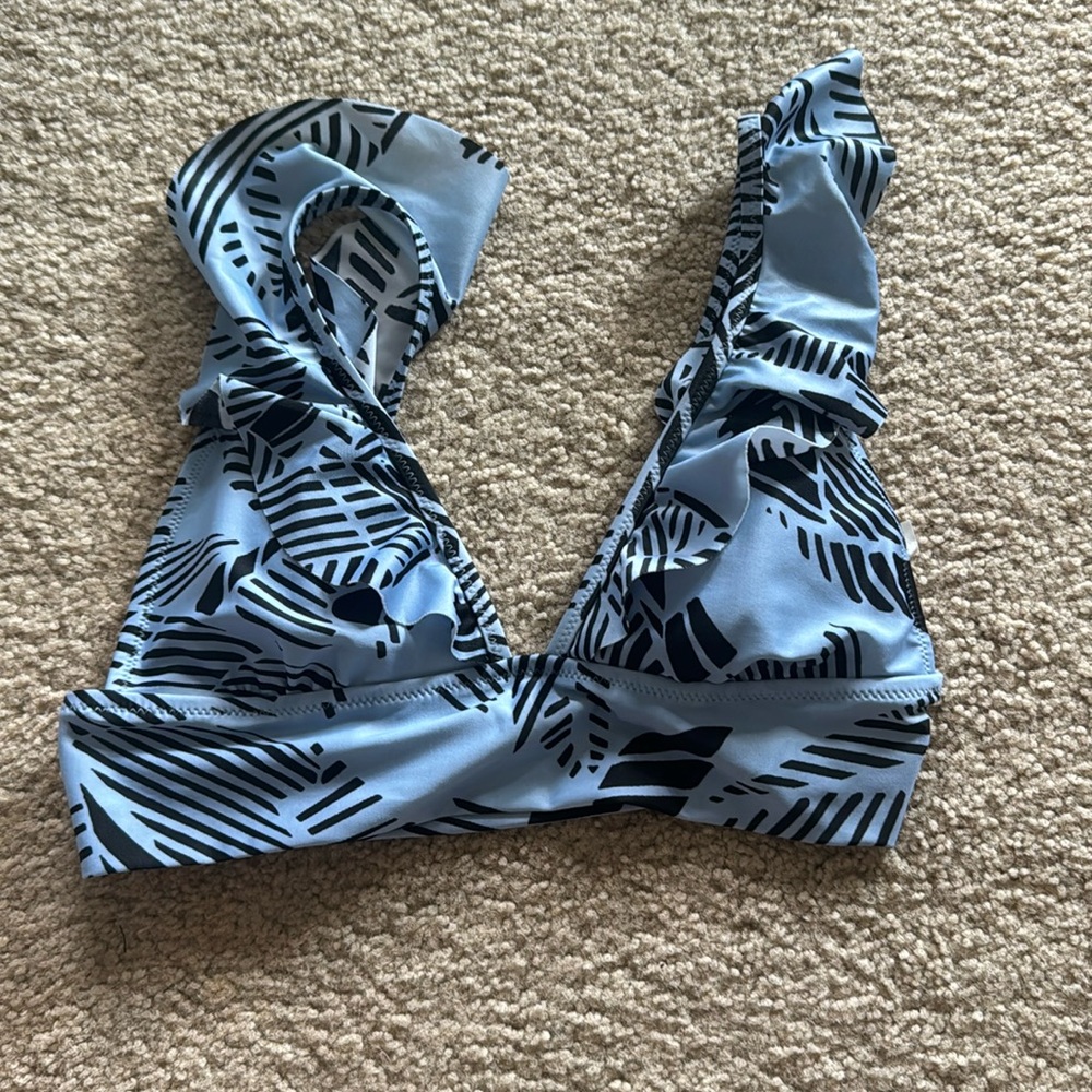 Aerie Ruffle Bikini Top